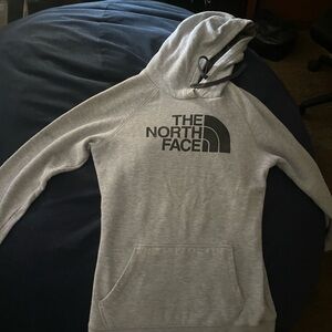 The North Face Light Gray Hoodie